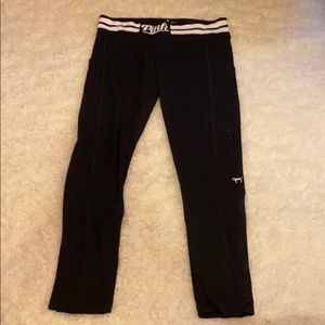 PINK ankle length athletic leggings w/ pockets